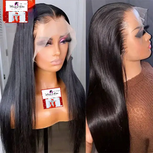 Load image into Gallery viewer, 200% Density Bone Straight Lace Front Brazilian Human Hair Wig - Grade 15A