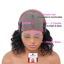 Load image into Gallery viewer, Short Bob Wigs Body Wave Lace Front Human Hair Wig