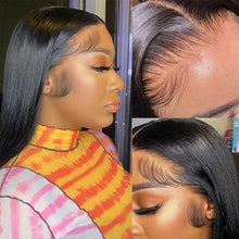 Load image into Gallery viewer, HD 13x6 Bone Straight Human Hair Lace Frontal Wig.