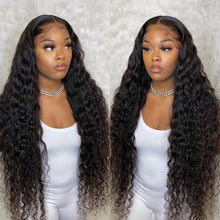 Load image into Gallery viewer, Loose Deep Wave Frontal Wig Hd Front Human Hair Wigs For Women 40 Inch Water Wave Lace Front Wig Full Wet And Wavy Curly Wig