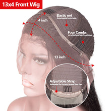 Load image into Gallery viewer, Loose Deep Wave Frontal Wig Hd Front Human Hair Wigs For Women 40 Inch Water Wave Lace Front Wig Full Wet And Wavy Curly Wig