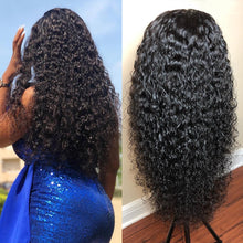 Load image into Gallery viewer, Loose Deep Wave Frontal Wig Hd Front Human Hair Wigs For Women 40 Inch Water Wave Lace Front Wig Full Wet And Wavy Curly Wig