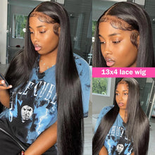 Load image into Gallery viewer, HD 13x6 Bone Straight Human Hair Lace Frontal Wig.