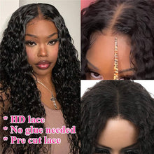 Load image into Gallery viewer, Peruvian Water Wave Glueless Human Hair Lace Wig