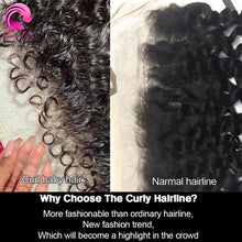 Load image into Gallery viewer, 13x6 HD Curly Baby Human Hair Pre Plucked Lace Wig