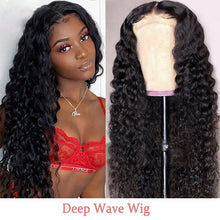 Load image into Gallery viewer, T-Part Curly Lace Front Human Hair Wigs
