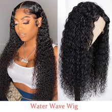 Load image into Gallery viewer, T-Part Curly Lace Front Human Hair Wigs