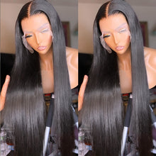 Load image into Gallery viewer, HD 13x6 Bone Straight Human Hair Lace Frontal Wig.