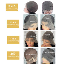Load image into Gallery viewer, 360 Full Lace Wig Human Hair Pre Plucked Body Wave Lace Front Wigs