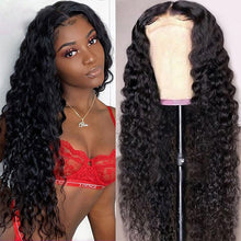 Load image into Gallery viewer, T-Part Curly Lace Front Human Hair Wigs