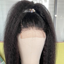 Load image into Gallery viewer, 100% Malaysian Kinky Human Hair Straight Wig