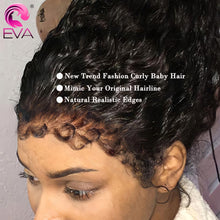 Load image into Gallery viewer, 13x6 HD Curly Baby Human Hair Pre Plucked Lace Wig