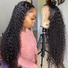 Load image into Gallery viewer, Water Wave Lace Front Curly Human Hair Wig.