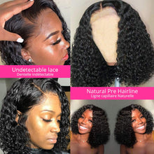 Load image into Gallery viewer, Short Curly Bob Lace Wig