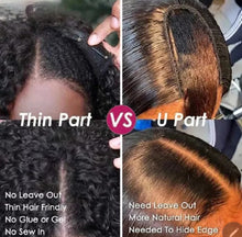 Load image into Gallery viewer, V Part Wig Straight Human Hair Glueless Wig - divawigsandmore