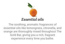 Load image into Gallery viewer, The Gold Bath Bar - Citrus Scent