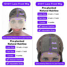 Load image into Gallery viewer, Honey Blonde Highlight Human Hair Transparent Lace Wig