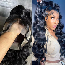 Load image into Gallery viewer, 360 Full Lace Wig Human Hair Pre Plucked Body Wave Lace Front Wigs