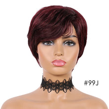 Load image into Gallery viewer, Diva Short Brazilian Hair Glueless Human Hair Wigs - divawigsandmore