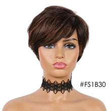 Load image into Gallery viewer, Diva Short Brazilian Hair Glueless Human Hair Wigs - divawigsandmore