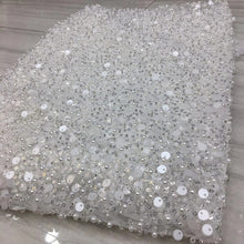 Load image into Gallery viewer, Couture Designer Lace Fabric \ For Evening Dress Cloth By The Yard - divawigsandmore