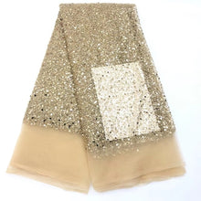 Load image into Gallery viewer, Couture Designer Lace Fabric \ For Evening Dress Cloth By The Yard - divawigsandmore