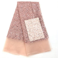 Load image into Gallery viewer, Couture Designer Lace Fabric \ For Evening Dress Cloth By The Yard - divawigsandmore