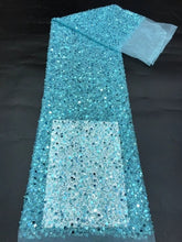 Load image into Gallery viewer, Couture Designer Lace Fabric \ For Evening Dress Cloth By The Yard - divawigsandmore