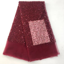 Load image into Gallery viewer, Couture Designer Lace Fabric \ For Evening Dress Cloth By The Yard - divawigsandmore