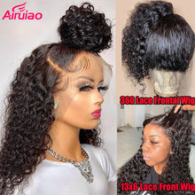 Load image into Gallery viewer, 360 Lace Frontal Water Wave Wig Brazilian Curly Full HD Wig - divawigsandmore