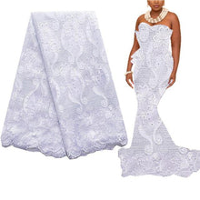 Load image into Gallery viewer, High Quality Lace Swiss Voile Lace With Stones - divawigsandmore