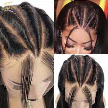 Load image into Gallery viewer, Pre Plucked Braided Full Lace Human Hair Wig - divawigsandmore