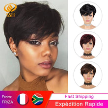 Load image into Gallery viewer, Diva Short Brazilian Hair Glueless Human Hair Wigs - divawigsandmore