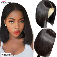 Load image into Gallery viewer, Straight Highlight Bob Wig Lace Front Human Hair Wig - divawigsandmore