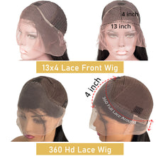 Load image into Gallery viewer, 360 Full Lace Wig Human Hair Pre Plucked Brazilian Human Hair Wig - divawigsandmore