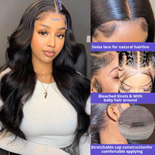 Load image into Gallery viewer, 360 Full Lace Pre Plucked Brazilian Human Hair Wig - divawigsandmore