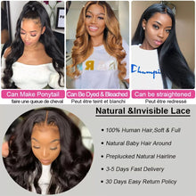 Load image into Gallery viewer, 360 Full Lace Pre Plucked Brazilian Human Hair Wig - divawigsandmore