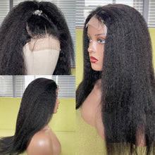 Load image into Gallery viewer, 100% Malaysian Kinky Human Hair Straight Wig
