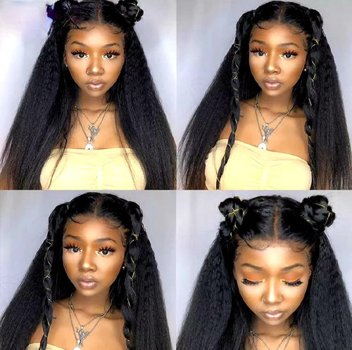 360 Lace Frontal Kinky Straight Wig - divawigsandmore