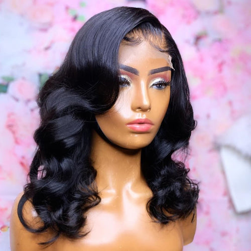 Body Wave Brazilian Human Hair Wig with  Pre Plucked Baby Hair - divawigsandmore